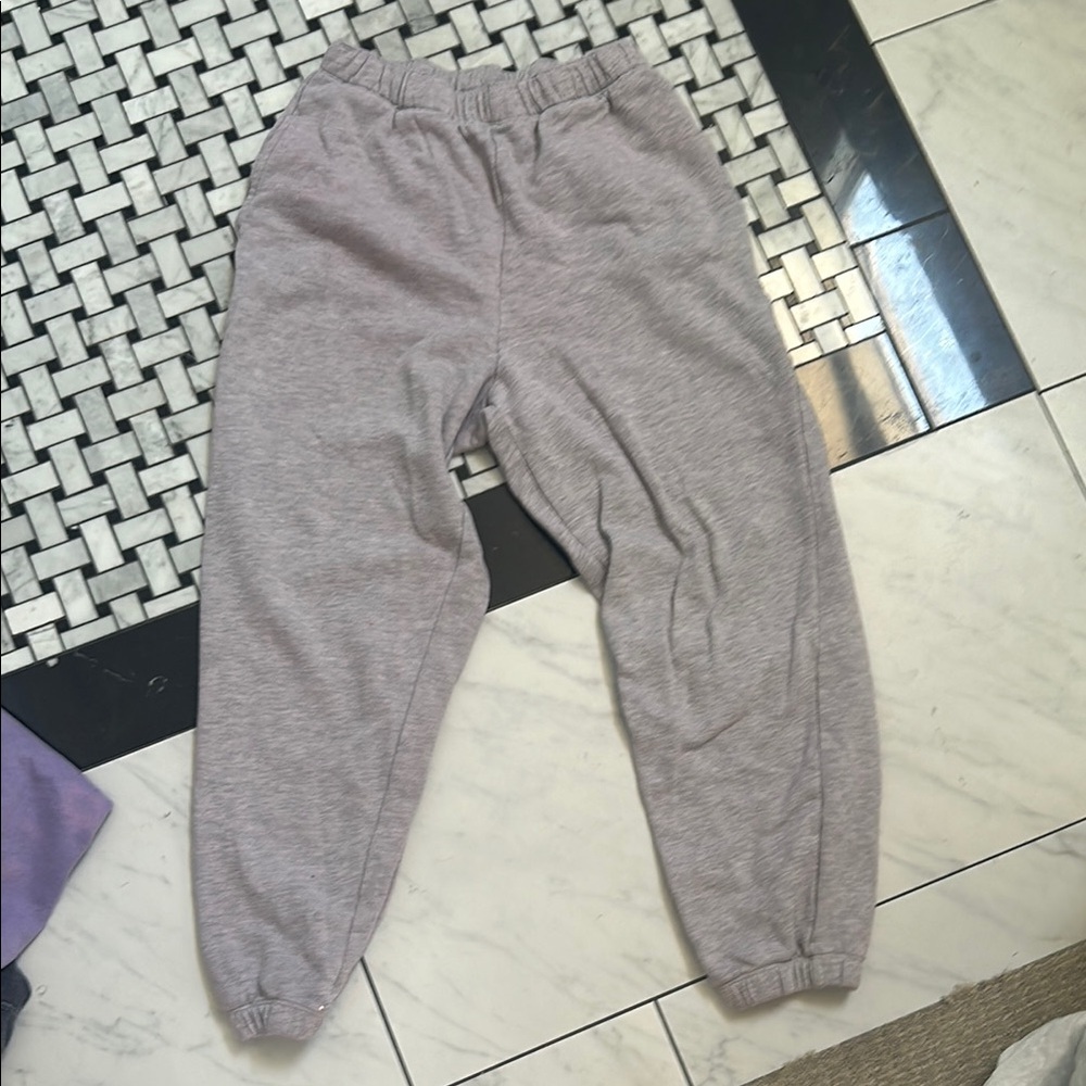 Brandy Melville Gray Jogger Track Pants